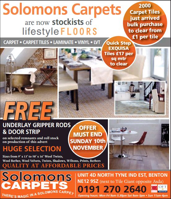 Solomans Carpets In Newcastle Upon Tyne Carpet And Rug Retailers